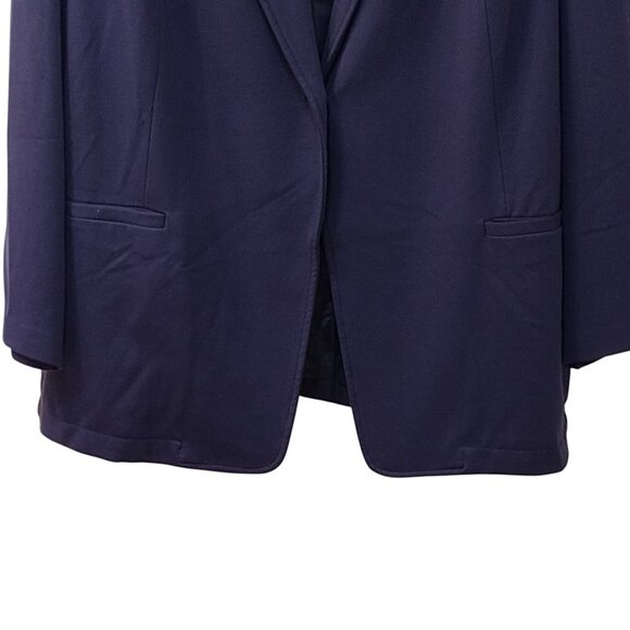 IMAN 2-Piece Dark Navy-Blue Pantsuit – Size 2X, Elegance & Comfort - Picture 6 of 12